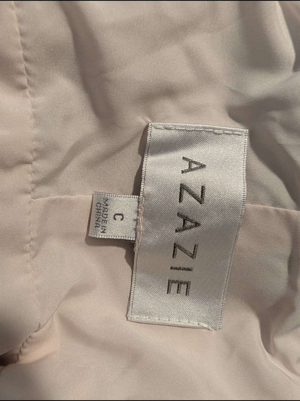 NWT Azazie Evangeline Junior Formal Dress Blush Garden Floral Custom Fits 4/6 - Picture 10 of 15